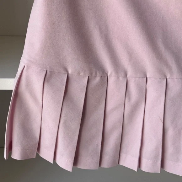TORY BURCH SPORT Pink Pleated Miniskirt - Picture 8 of 10